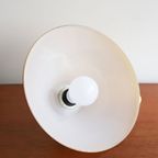 Vintage Hanglamp Oker Gele Glazen Kap, Jaren '70 thumbnail 2