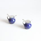 Rorstrand Porcelain Mustard Pots, Set Of Two. thumbnail 10