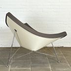 Iconische Vitra Coconut Chair – Modernistisch Design In Grijs Leer thumbnail 5