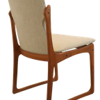 Set 4 Vamdrup Vintage Stoelen Deens Reupholstered thumbnail 14