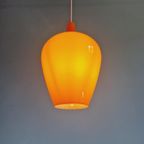 Pompei Hanglamp In Oranje Opaline, Jo Hammerborg, 1960 thumbnail 7