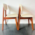 Vintage Stoelen Simpla-lux - Set Van 2- Nederlands Ontwerp - Hout, Kunstleer - Jaren 60/70 thumbnail 7