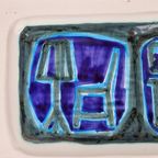 Vintage Cakeschaal Henk Potters Keramiek Handmade '61 Schaal thumbnail 3