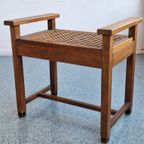 Set Of Two Low Chairs And Coffee Table From The Amsterdam School/ Art Deco Circa 1930s. thumbnail 9