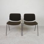 Set Van 2 Castelli Dsc Axis 106 Stoelen Door Giancarlo Piretti, Jaren 70 thumbnail 11