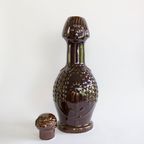Vintage Keramiek Fles / Decanter / Karaf, Scandinavische Stijl thumbnail 5