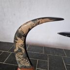 Vintage Draak Phoenix Feniks Buffel Hoorns. thumbnail 4
