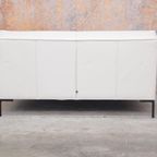 Refurbished Witte Leren Design On Stock Bloq Loveseat! thumbnail 6