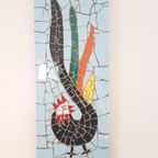 Midcentury Mosaic Wall Hanging Rooster thumbnail 6