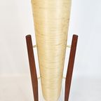 Vintage - Rocket Lamp - Novoplast Sered - Czech Republic - Teak - Fiberglass- 1960-1969 thumbnail 5