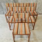 Set Vintage Eetkamerstoelen Retro Jaren 70 No 6 thumbnail 3