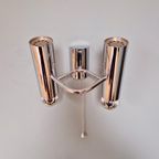 Dubbele Wandlamp In Verchroomd Metaal, G. Sciolari, 1970 thumbnail 5