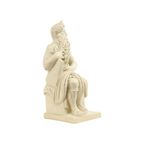 Moses Michelangelo Vintage Beeld Sculptuur Albast Resine 27Cm thumbnail 5