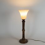 Pegasan - Albast - Natuursteen - Tafellamp - Kelklamp - Hollywood Regency Stijl - Spanje - 70'S thumbnail 7