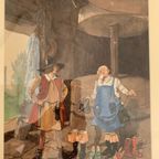 De Gelaarse Kat - Herman Moerkerk (1879-1949) - Watercolour thumbnail 4