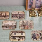 Vintage Coasters / Onderzetters London (6X) thumbnail 4