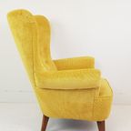 Vintage Artifort Theo Ruth Fauteuil Geel Nieuw Gestoffeerd thumbnail 8