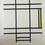 Piet Modrian (1872-1944), "composition Jaune Et Rouge".. thumbnail 3