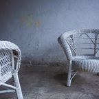 3 Seater +2X1Seater White Rotan Club Chairs thumbnail 19