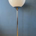 Guzzini Space Age Floor Lamp With White Acrylic Glass Shade thumbnail 7