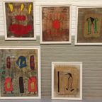 Dite Bultje Schilderij "rode Schelp", Ingelijst, 53 Cm X 65 thumbnail 10