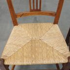 Set Van 4 Verbluffend Mooie 19e Eeuwse Antieke Engelse Eetkamerstoelen Met Rieten Zitting thumbnail 10