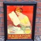 Reclame Karton Van Merk Radiator Stijfsel Voor De Was/strijk thumbnail 2