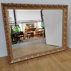 Grote Vintage Barok Brocante Facet Geslepen Schouwspiegel Spiegel 802 thumbnail 7