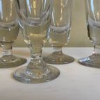 4 X 19e Eeuwse Glazen Absinth Wijnglazen Frans thumbnail 4