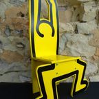 Keith Haring Kinderstoel / Decoratief Object Geel (nieuw!) thumbnail 9