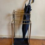 Art Deco Jaren 30 Paraplustandaard Paraplubak Messing Vintage thumbnail 8
