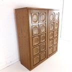 Vintage Gerhard Bartels Brutalist Highboard thumbnail 3