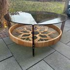 Rattan En Glazen Coffeetable thumbnail 9