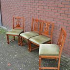 Retro Stoelen Set Van 4 thumbnail 7