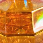 Artdeco Carnival Kristallen Sieradendoos Iriserend Oranje 1930’s thumbnail 7