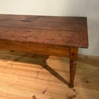 Antieke Petrin Tafel In Eikenhout Circa 1850 thumbnail 10