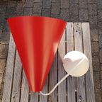 Vintage - Hanglamp - Kegelvorm - Rood - Ikea thumbnail 8