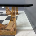 Glass Coffee Table In The Style Of Marie-claude De Fouguieres 1970s thumbnail 9