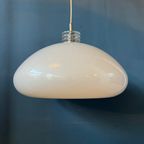 Mushroom Hanglamp - White Space Age Light Fixture thumbnail 11