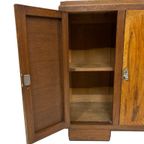 Art Deco Dressoir Kast Jaren 30 Met Marmeren Blad Design thumbnail 9