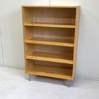 Vintage Schoolkast Boekenkast Vakkenkast thumbnail 5