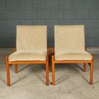 Deense Loungeset – Twee Fauteuils Met Tafeltje – Jaren 70 thumbnail 14