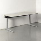 Ahrend Essa Elektrisch Bureau, Zandmelee Blad, 160X80 Cm, Hoogte Instelbaar Onderstel, (Let Op, D thumbnail 2