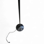 Adjustable / Conical Glass And Black Metal Floor Lamp By Tronconi, 1970s, Italy thumbnail 5