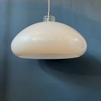 Mushroom Hanglamp - White Space Age Light Fixture thumbnail 8