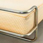 Vintage Ikea Kromvik Chromen Bed Met Matras, Knut Hagberg, Jaren 80 thumbnail 5