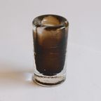 Cola Colored Vintage Glass Vase By Schott Zwiesel, Germany 1970S thumbnail 9
