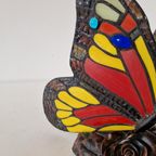 Glas In Lood Vlinder Lamp Tiffany Stijl Vlinderlamp thumbnail 5