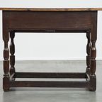 Zeer Mooie Eind 18e Eeuwse Engelse Sidetable thumbnail 4