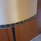 Klassiek - Vloerlamp - Staande Lamp - Met Leder Omkleed -1950 thumbnail 4